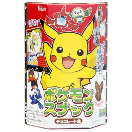 Collation de Chocolat Pikachu de Pokemon avec l'Autocollant