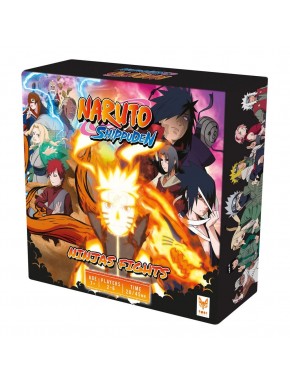 Caja y componentes del Naruto Juego de Cartas Combatte de Ninjas