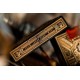 Baralho de cartas James Bond 007 com design dourado e preto
