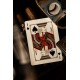 Baralho de cartas James Bond 007 com design dourado e preto