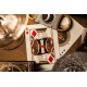 Baralho de cartas James Bond 007 com design dourado e preto