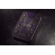 Cartas de jogar Black Panther da Marvel com design roxo e preto