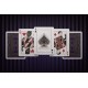 Cartas de jogar Black Panther da Marvel com design roxo e preto