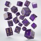 Pacote de dados roxo brilhante Q Workshop