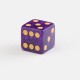 Pacote de dados roxo brilhante Q Workshop