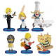 Set of Figures One Piece WFC Chibi Banpresto 7 cm