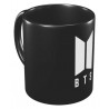 Mug Noir en Céramique BTS avec Logo 350 ml
