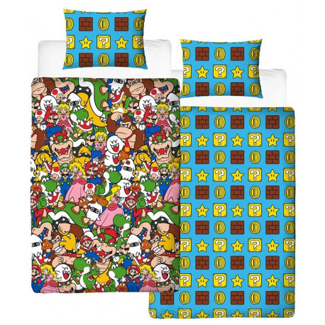 Copripiumino Super Mario Reversibile