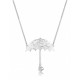 Ciondolo In Oro Bianco Mary Poppins Ombrello Disney