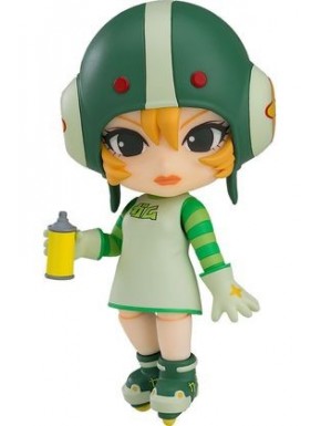 Figura Nendoroid de Gum de Jet Set Radio com capacete e spray