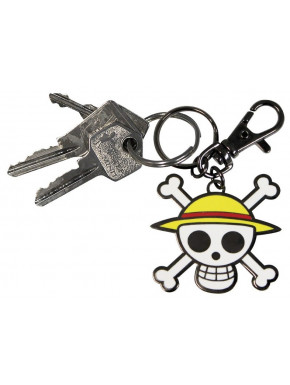 Llavero metal logo One Piece