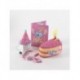 Set anniversaire rose pour animaux Stitch