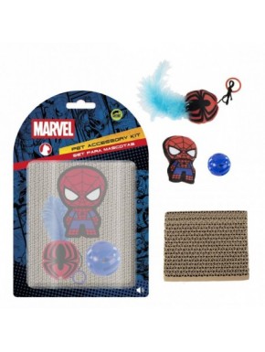 Conjunto de brinquedos para animais Spiderman 100% poliéster
