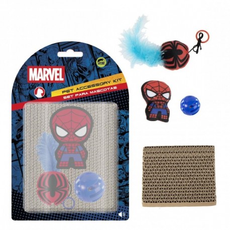 Ensemble de jouets pour animaux Spiderman 100% polyester