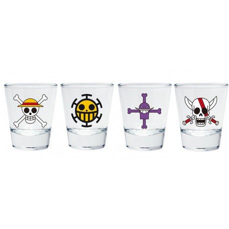 Glasses Shot One Piece Icons