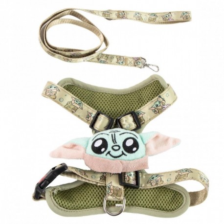 Harnais et laisse The Mandalorian avec design Baby Yoda