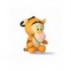 Chaveiro Tigger em poliéster laranja com clip