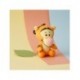 Chaveiro Tigger em poliéster laranja com clip
