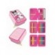 Plumier rosa Hello Kitty con accesorios escolares