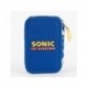 Estuche azul de Sonic con accesorios escolares