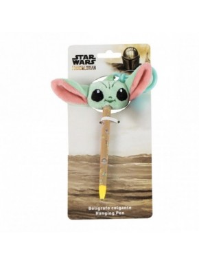 Stylo suspendu The Mandalorian avec figurine Grogu