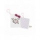 Cuaderno colgante Hello Kitty blanco con lazo rosa