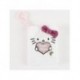 Cuaderno colgante Hello Kitty blanco con lazo rosa