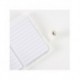 Cuaderno colgante Hello Kitty blanco con lazo rosa