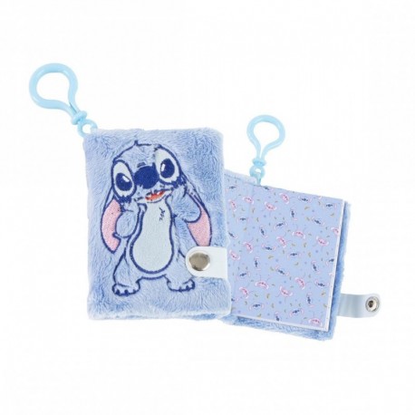 Carnet suspendu de Stitch en bleu avec crochet