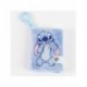 Carnet suspendu de Stitch en bleu avec crochet
