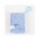 Carnet suspendu de Stitch en bleu avec crochet