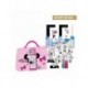 Conjunto de bolsa Minnie e atividades para colorir