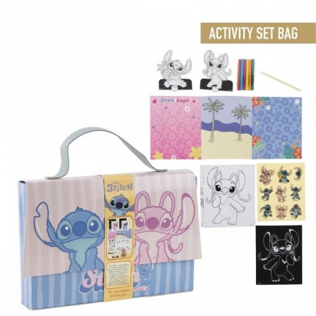Set de coloriage Stitch avec sac et matériaux