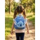 Sac à dos bleu pour maternelle avec design peluche Stitch