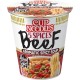 Cup Noodle Beef Nissin con fideos, ternera y verduras