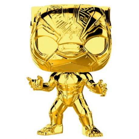 Funko Pop! Panthère Noire Plaqué Or De Marvel