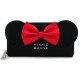 Carteira preta Minnie Mouse da Loungefly