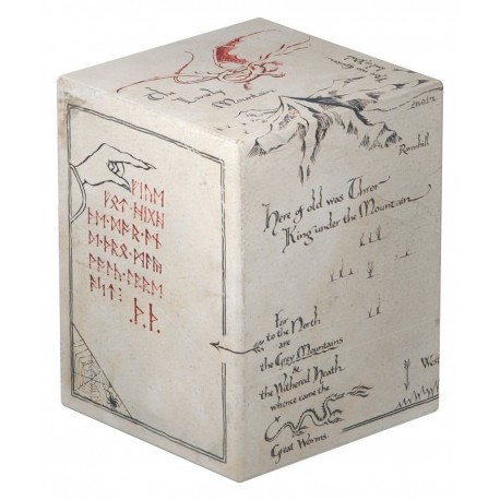Deck box Boulder 100+ con diseño de mapa de Thrór de The Hobbit™