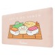 Mouse pad Pusheen 35 x 60 cm com design de sushi