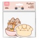Conjunto de adesivos de vinil Pusheen Sushi Roll