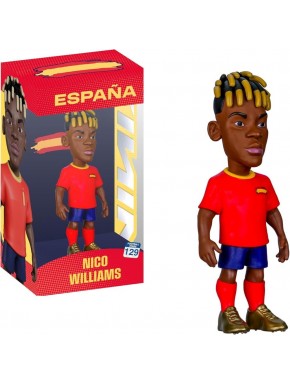Figura coleccionable Nico Williams con camiseta roja de España