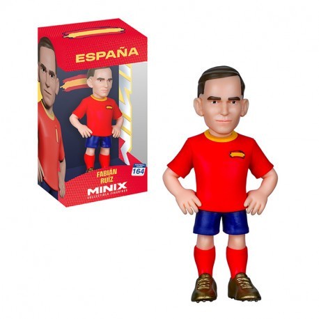 Figura Minix de Fabián Ruiz con camiseta roja de España