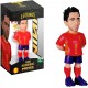 Figurine Minix de Xavi Hernández avec maillot rouge Espagne