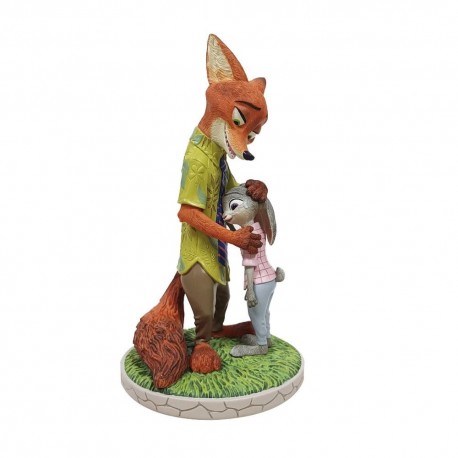 Figura Enesco de Nick Wilde y Judy Hopps de Zootropolis