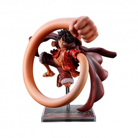 Figurine de Monkey D. Luffy de One Piece en pose dynamique