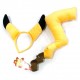 Cosplay Ears and Tail Pikachu