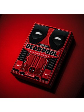Boîte et cartes de jeu Deadpool Marvel