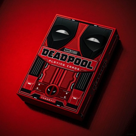 Boîte et cartes de jeu Deadpool Marvel