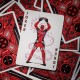 Boîte et cartes de jeu Deadpool Marvel