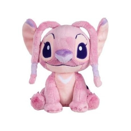 Pelúcia rosa de Angel de Lilo & Stitch, 25 cm